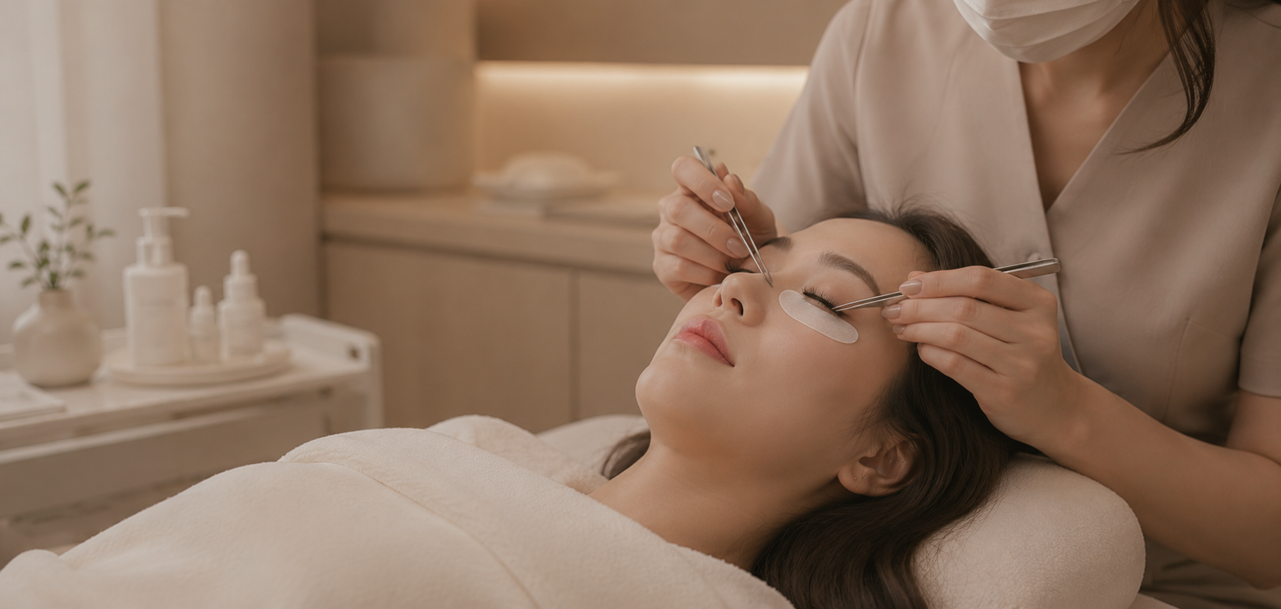 Eyelash enhancements treatment